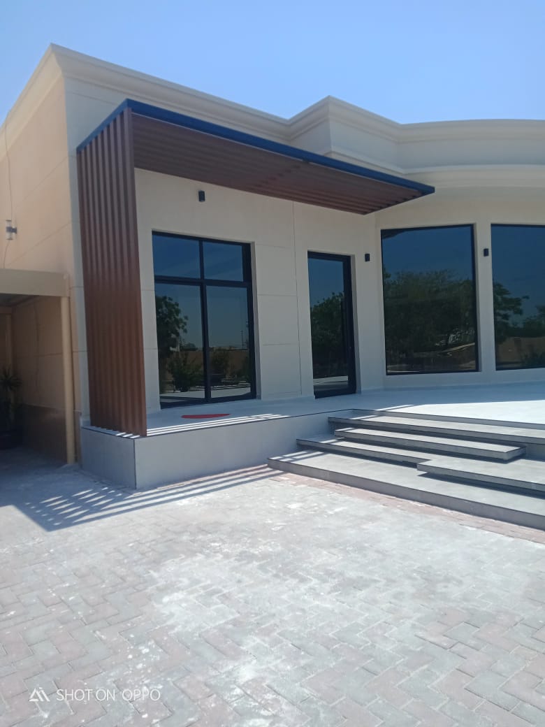 Villa aluminium and glass installation