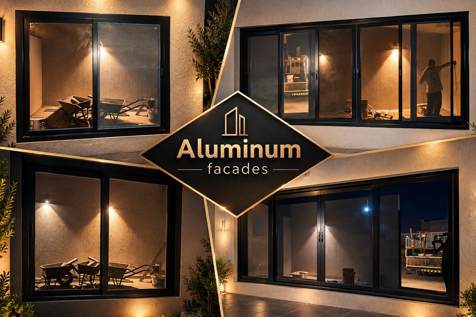 Aluminium Façades — Aluminium sliding doors and windows
